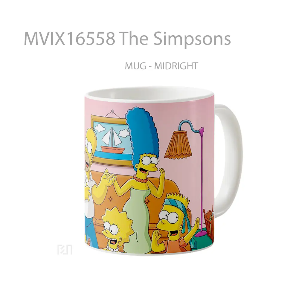 Mug The Simpsons Full Wrap Lanscape - All-side / Desain