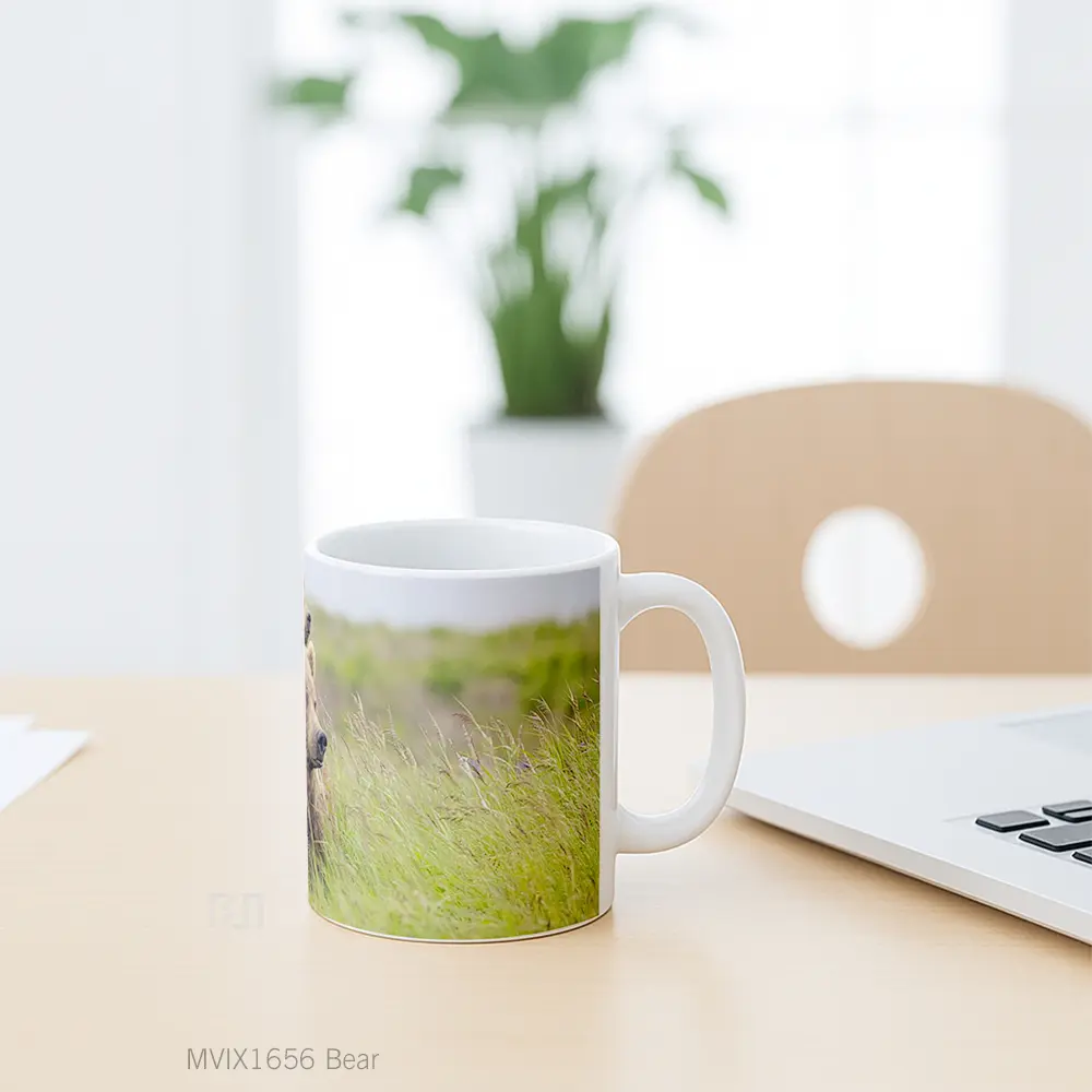 Mug Bear Full Wrap Lanscape - All-side / Desain