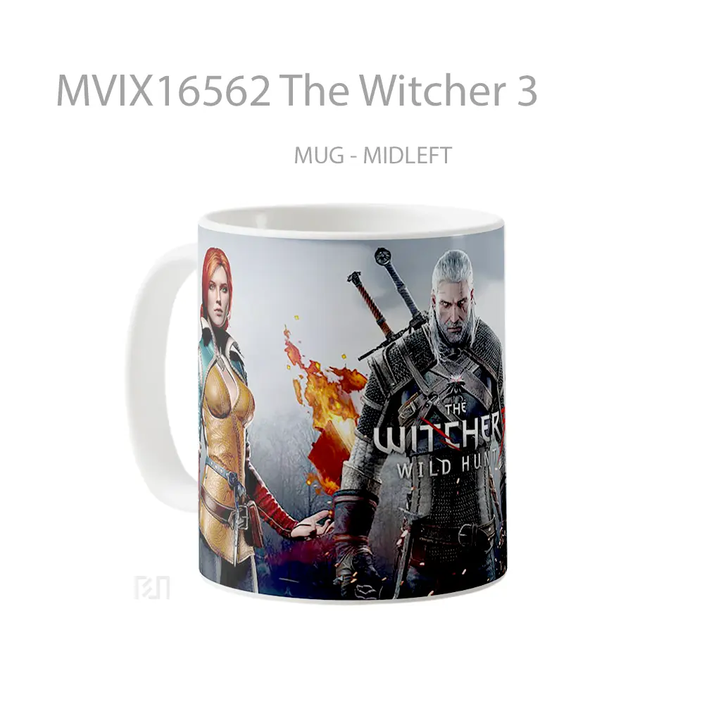 Mug The Witcher 3 Full Wrap Lanscape - All-side / Desain