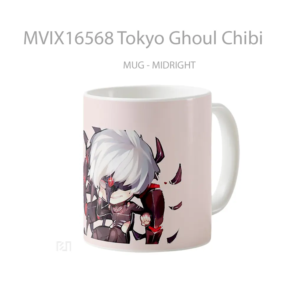 Mug Tokyo Ghoul Chibi Full Wrap Lanscape - All-side / Desain