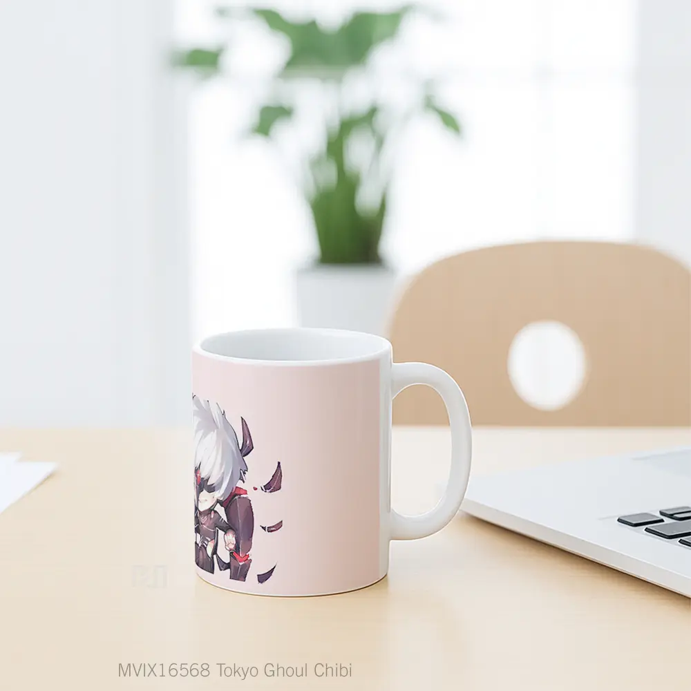 Mug Tokyo Ghoul Chibi Full Wrap Lanscape - All-side / Desain