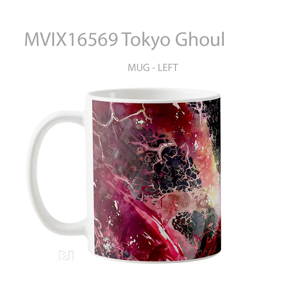Mug Tokyo Ghoul Full Wrap Lanscape - All-side / Desain