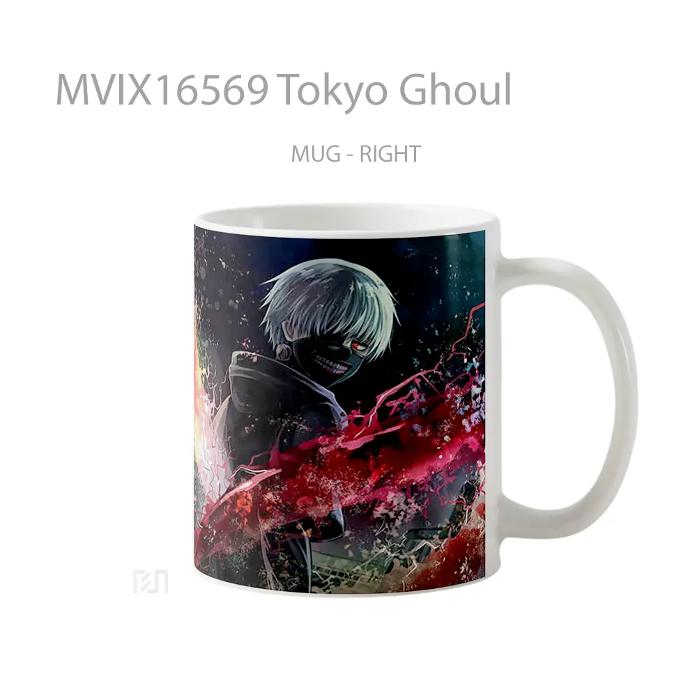 Mug Tokyo Ghoul Full Wrap Lanscape - All-side / Desain