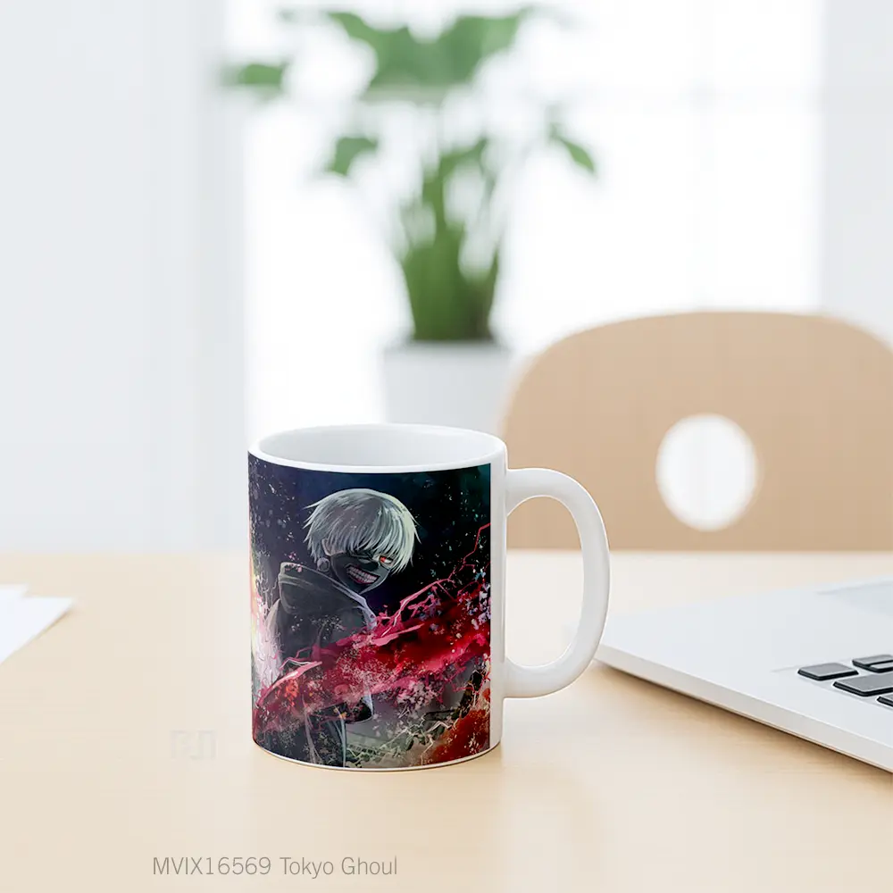 Mug Tokyo Ghoul Full Wrap Lanscape - All-side / Desain