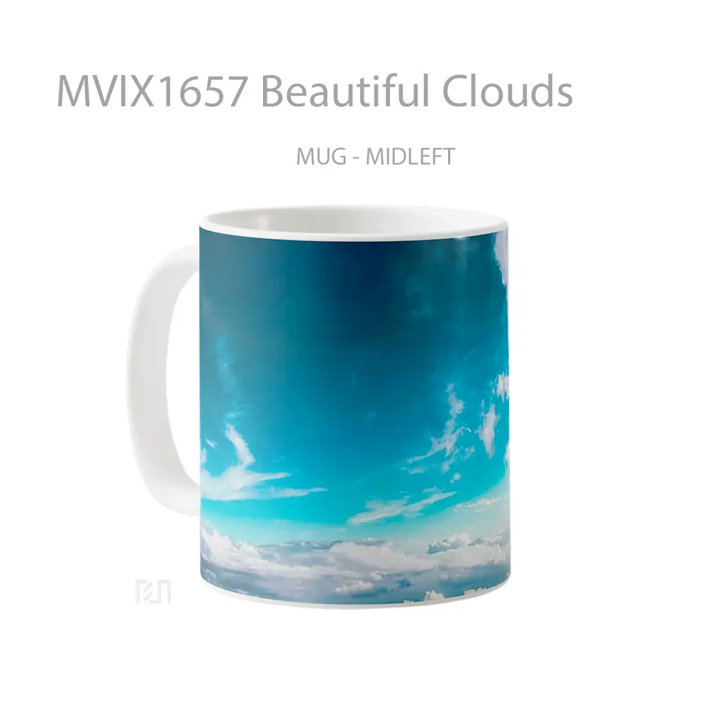 Mug Beautiful Clouds Full Wrap Lanscape - All-side / Desain