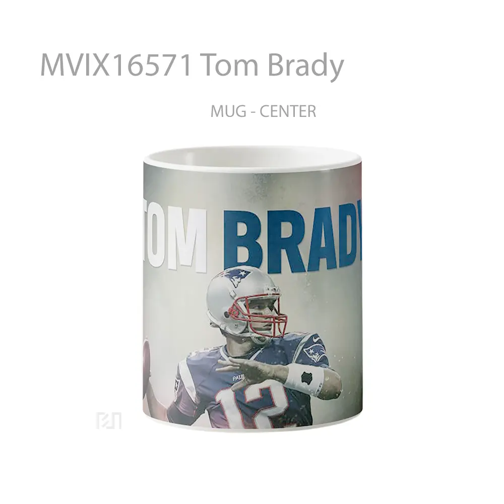 Mug Tom Brady Full Wrap Lanscape