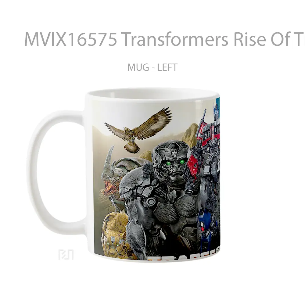 Mug Transformers Rise Of The Beasts Full Wrap Lanscape - All-side / Desain