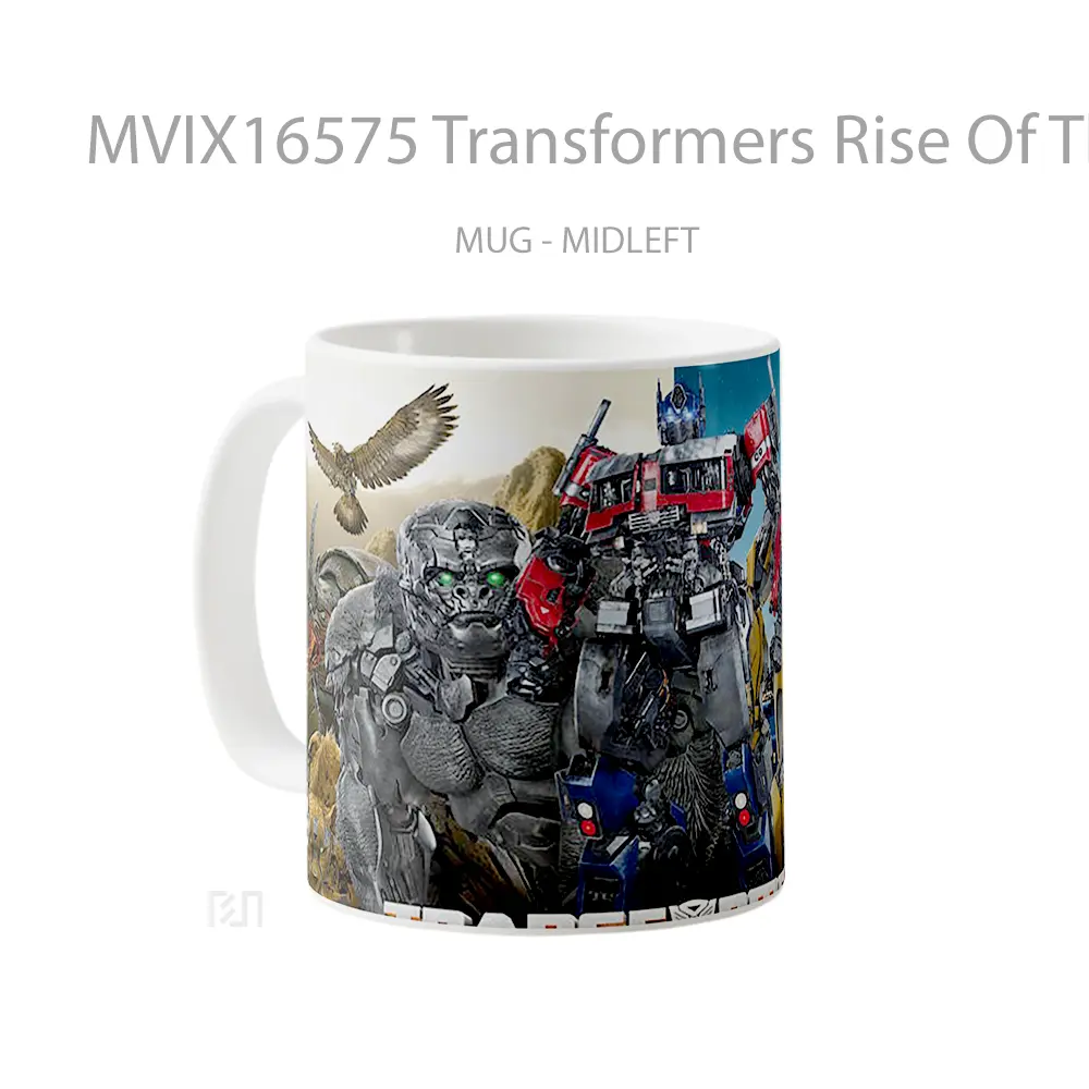 Mug Transformers Rise Of The Beasts Full Wrap Lanscape - All-side / Desain