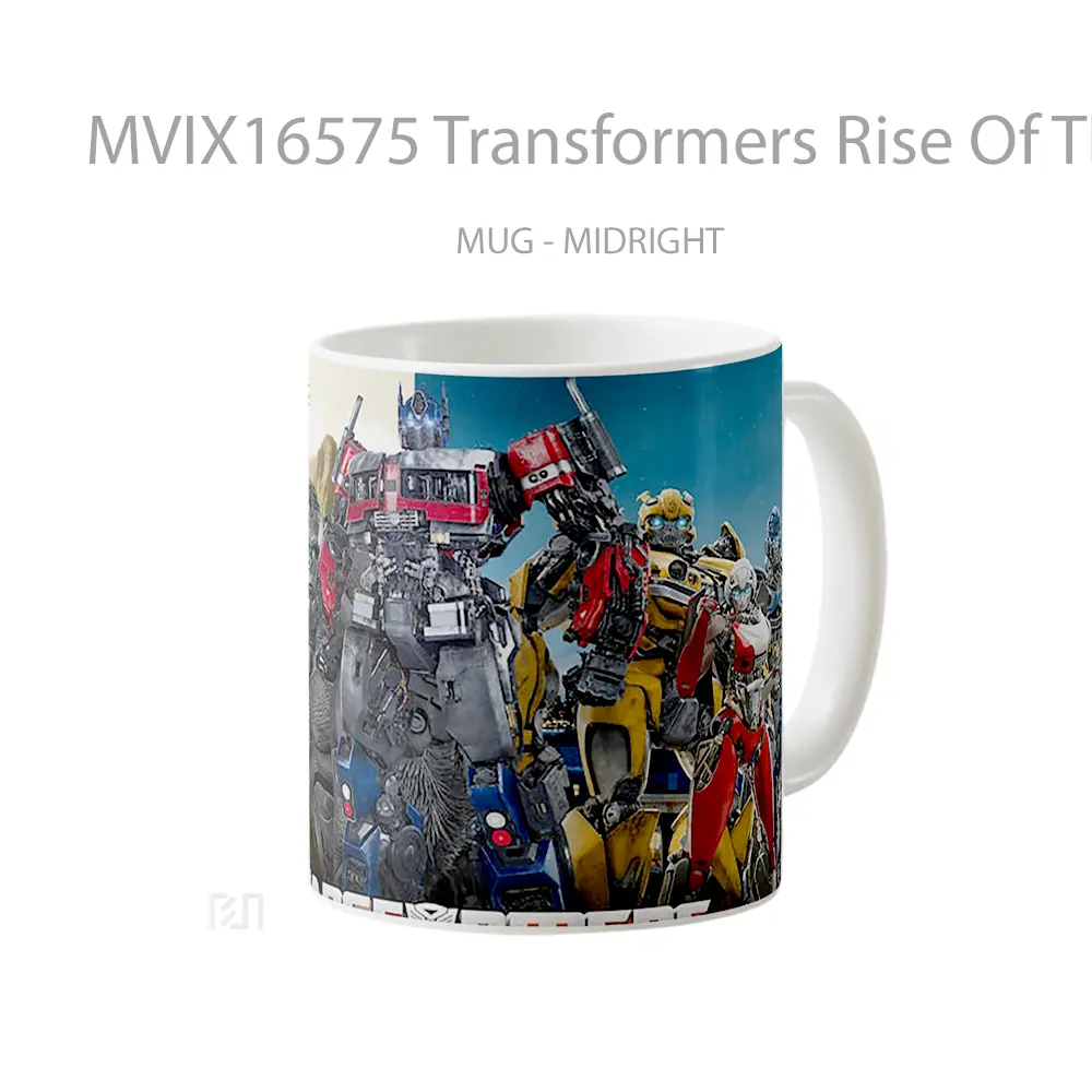 Mug Transformers Rise Of The Beasts Full Wrap Lanscape - All-side / Desain