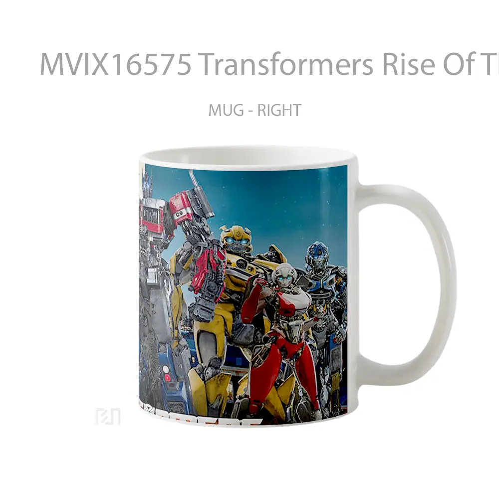 Mug Transformers Rise Of The Beasts Full Wrap Lanscape - All-side / Desain