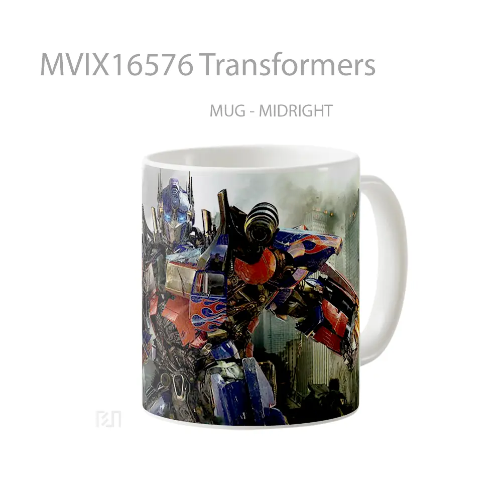 Mug Transformers Full Wrap Lanscape - All-side / Desain