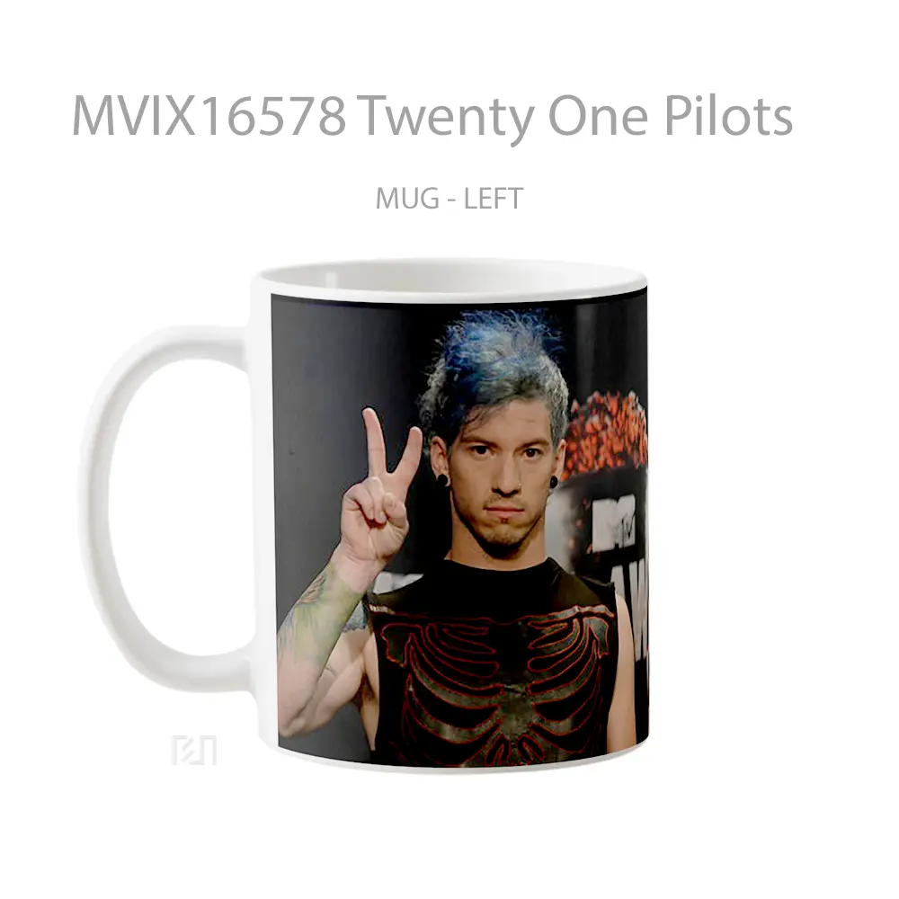 Mug Twenty One Pilots Full Wrap Lanscape - All-side / Desain