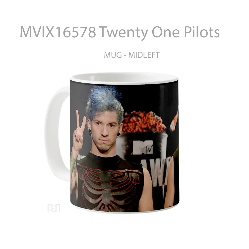 Mug Twenty One Pilots Full Wrap Lanscape - All-side / Desain