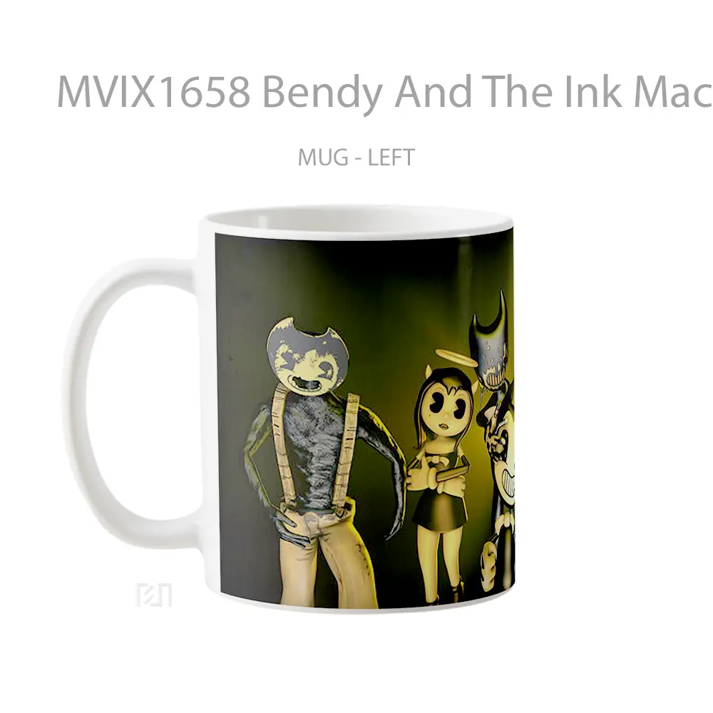 Mug Bendy And The Ink Machine Full Wrap Lanscape - All-side / Desain