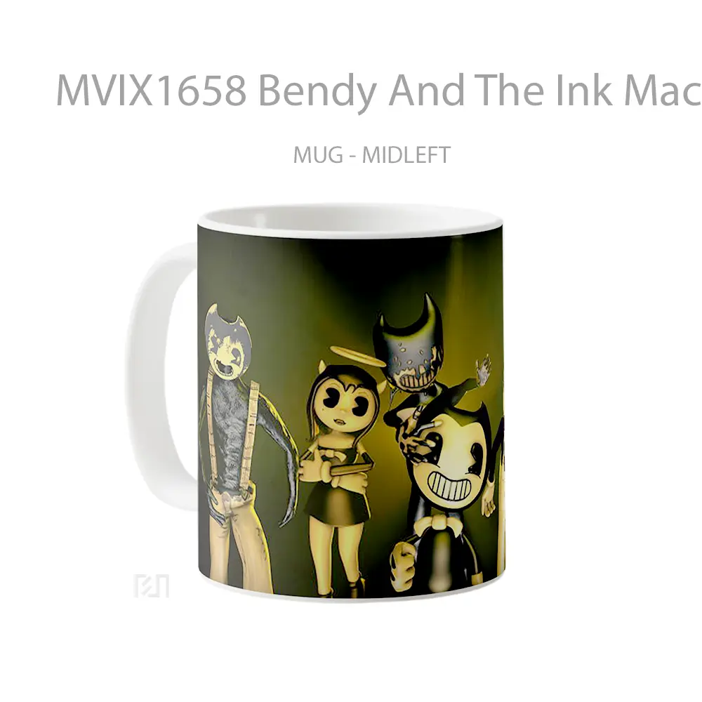 Mug Bendy And The Ink Machine Full Wrap Lanscape - All-side / Desain
