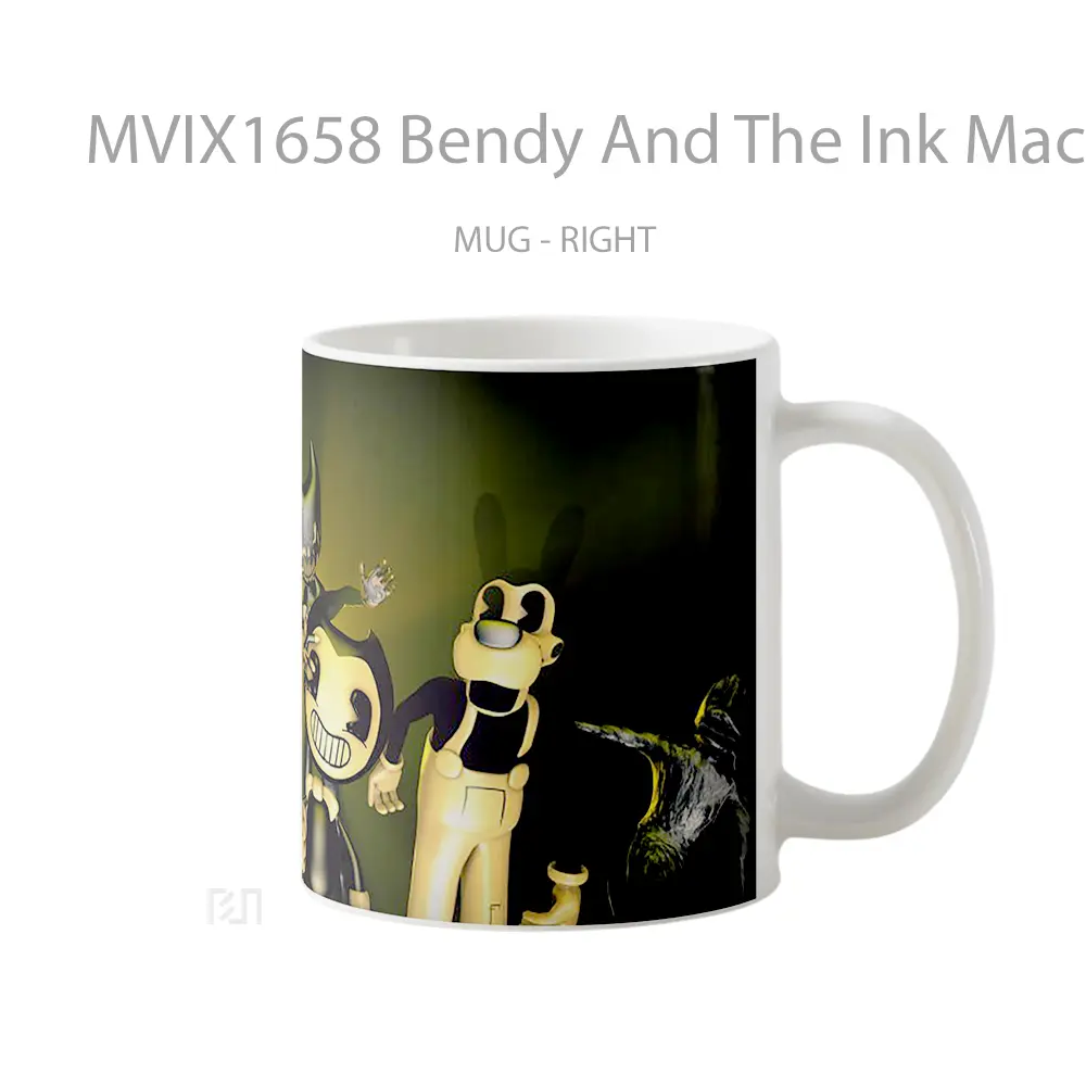 Mug Bendy And The Ink Machine Full Wrap Lanscape - All-side / Desain