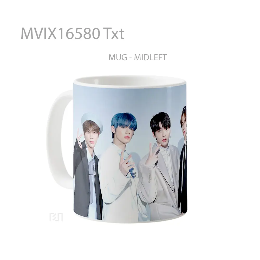 Mug Txt Full Wrap Lanscape - All-side / Desain