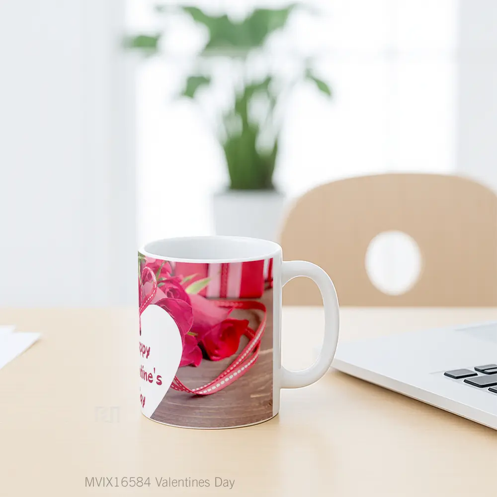 Mug Valentines Day Full Wrap Lanscape - All-side / Desain