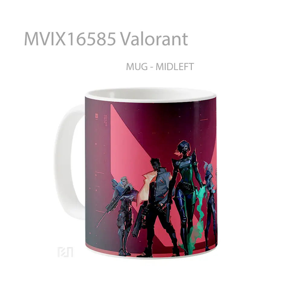 Mug Valorant Full Wrap Lanscape - All-side / Desain