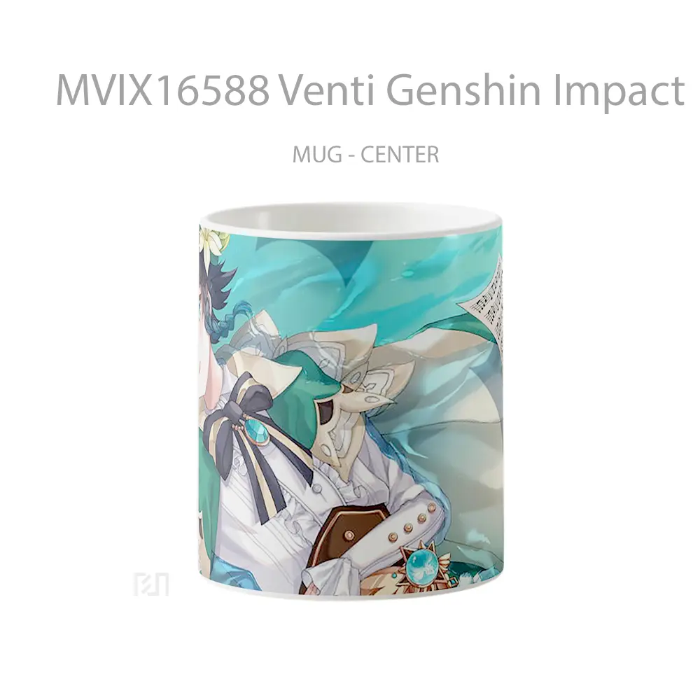 Mug Venti Genshin Impact Full Wrap Lanscape