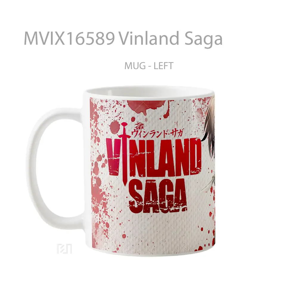 Mug Vinland Saga Full Wrap Lanscape - All-side / Desain