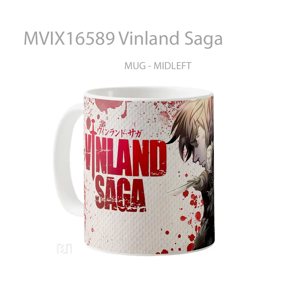 Mug Vinland Saga Full Wrap Lanscape - All-side / Desain