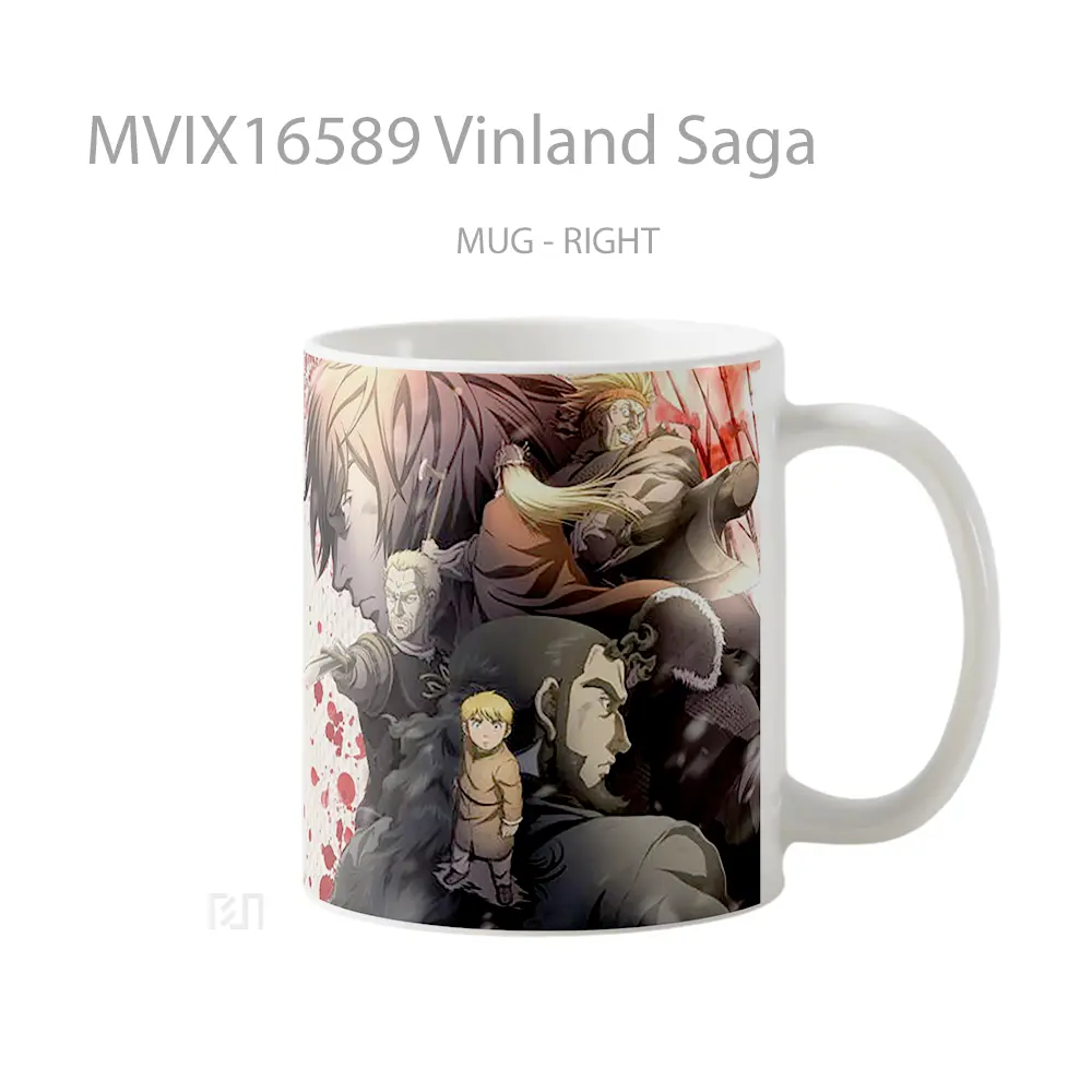 Mug Vinland Saga Full Wrap Lanscape - All-side / Desain
