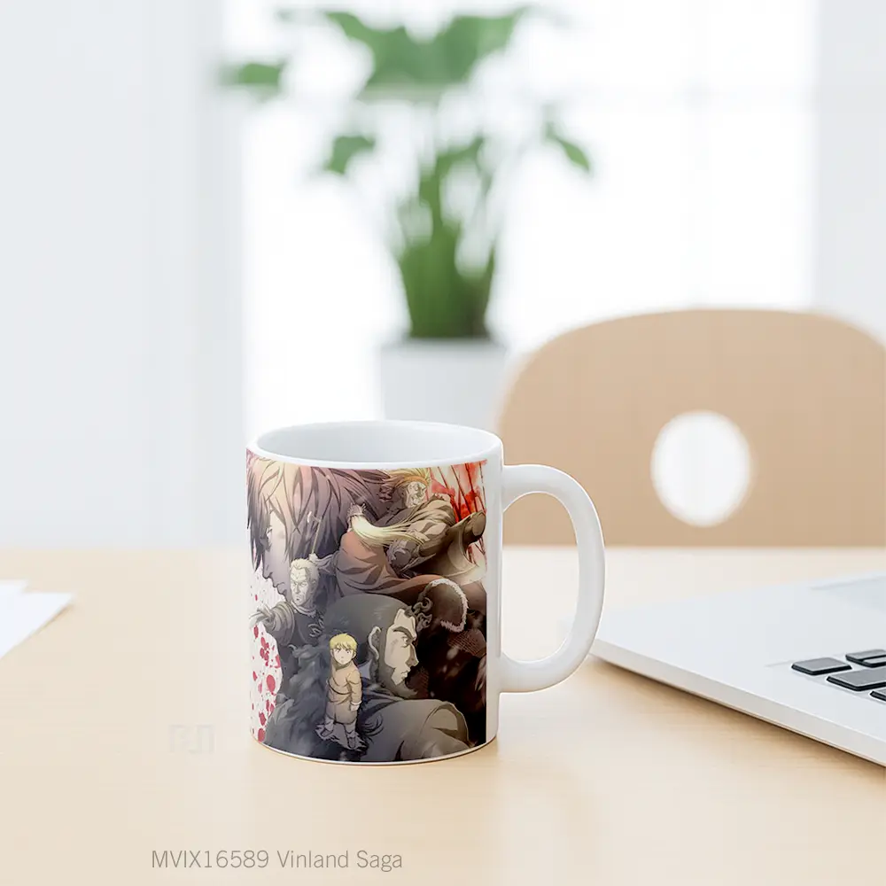 Mug Vinland Saga Full Wrap Lanscape - All-side / Desain
