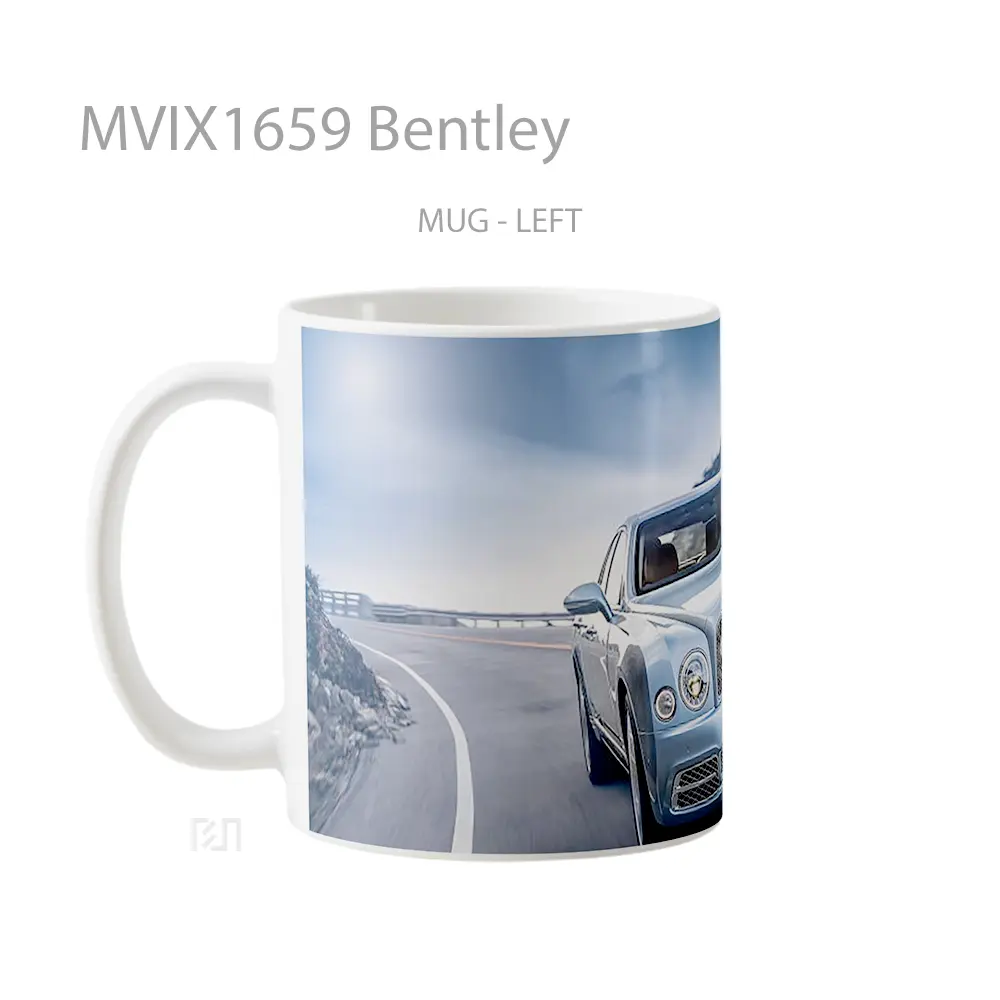 Mug Bentley Full Wrap Lanscape - All-side / Desain