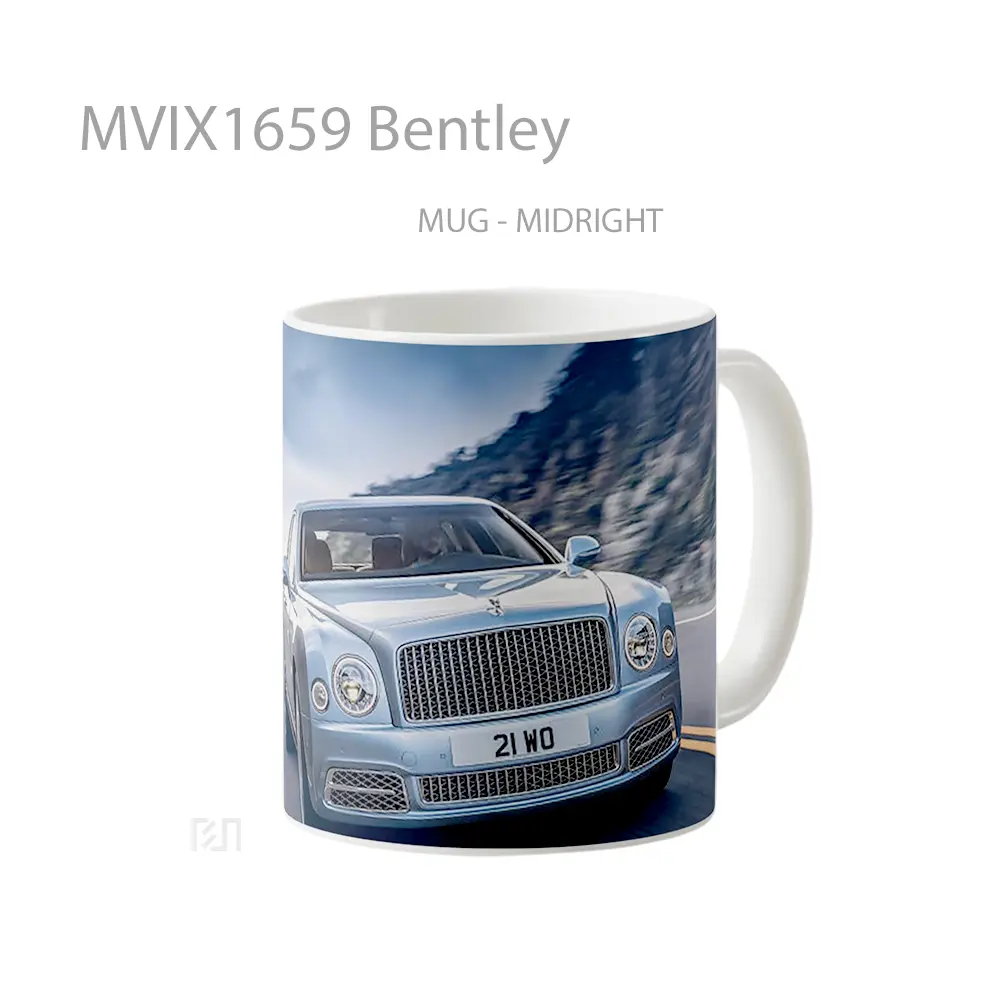 Mug Bentley Full Wrap Lanscape - All-side / Desain