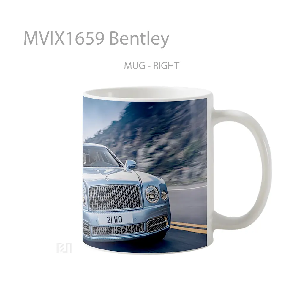 Mug Bentley Full Wrap Lanscape - All-side / Desain
