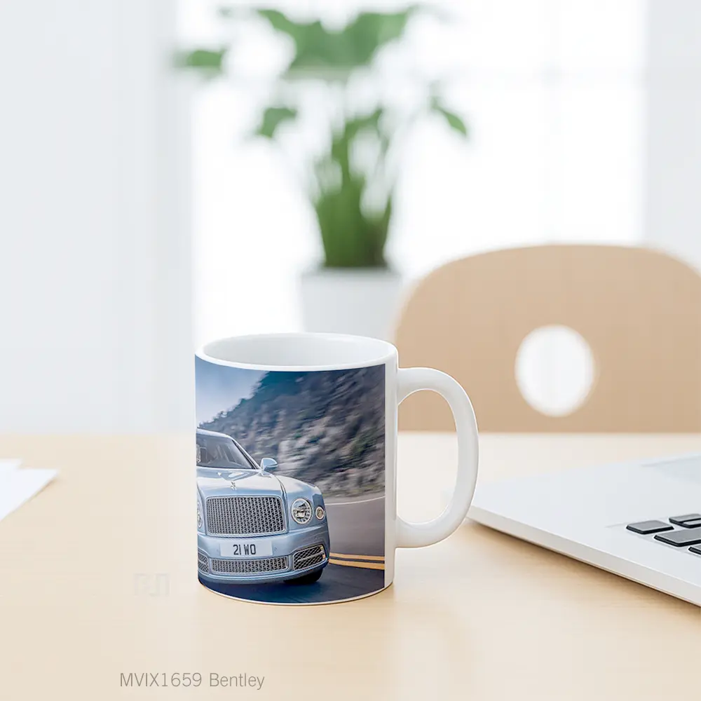Mug Bentley Full Wrap Lanscape - All-side / Desain