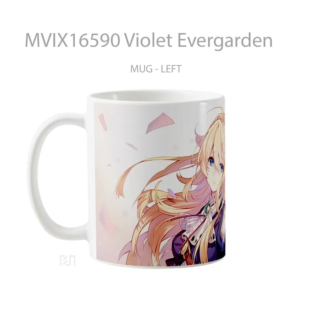 Mug Violet Evergarden Full Wrap Lanscape - All-side / Desain