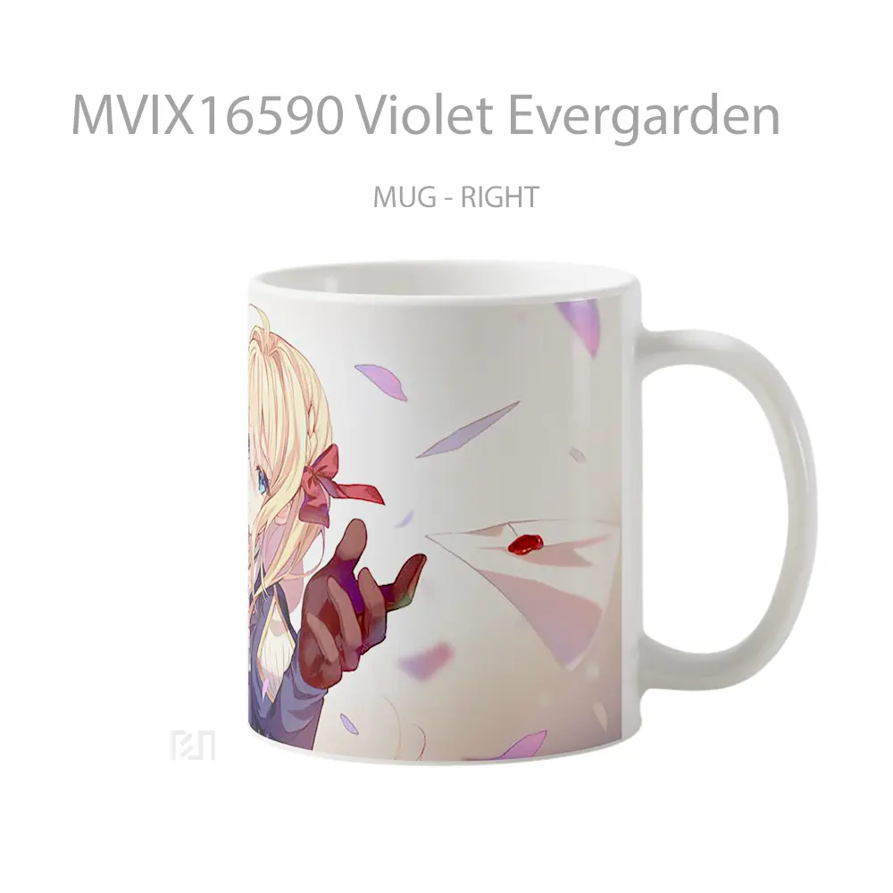 Mug Violet Evergarden Full Wrap Lanscape - All-side / Desain