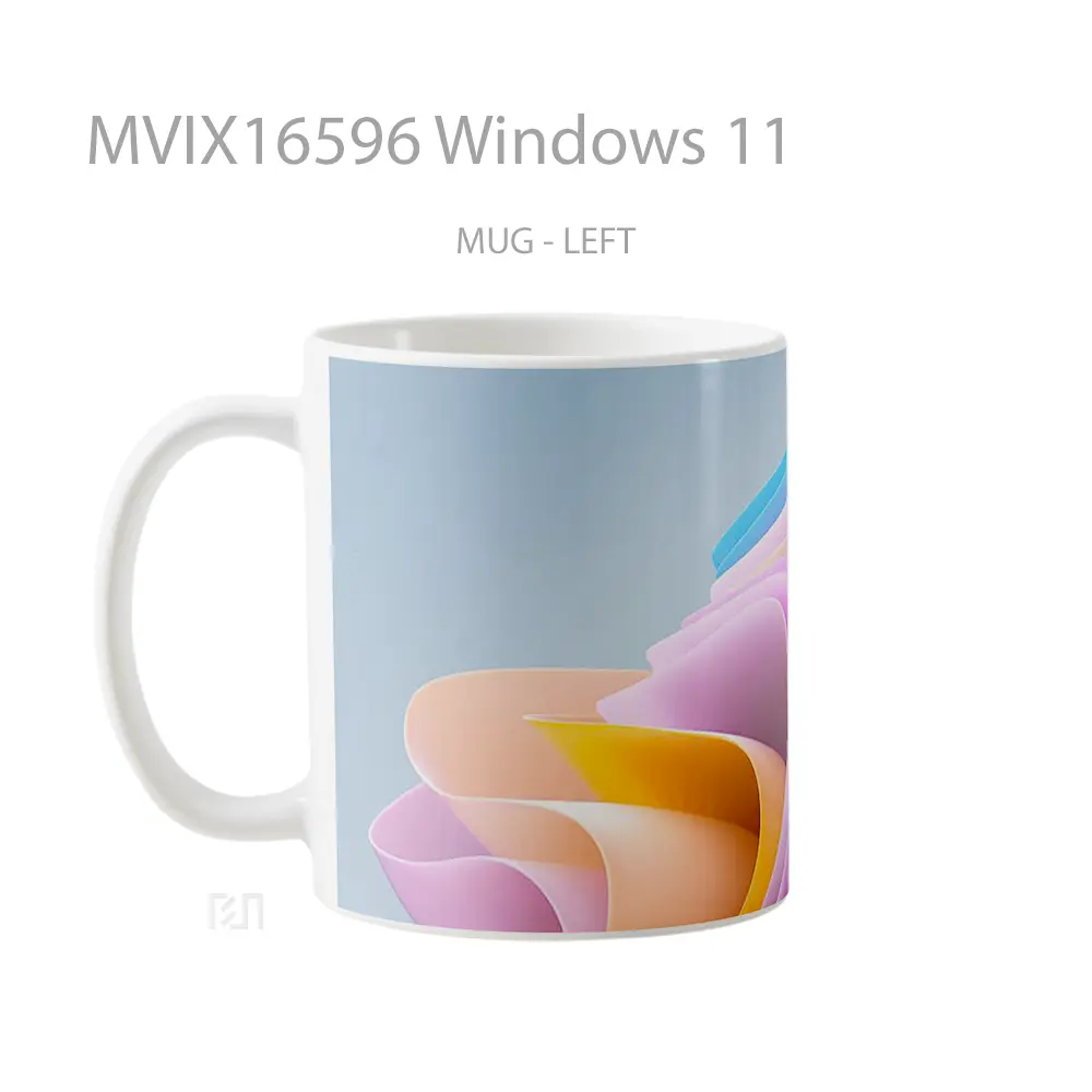 Mug Windows 11 Full Wrap Lanscape - All-side / Desain
