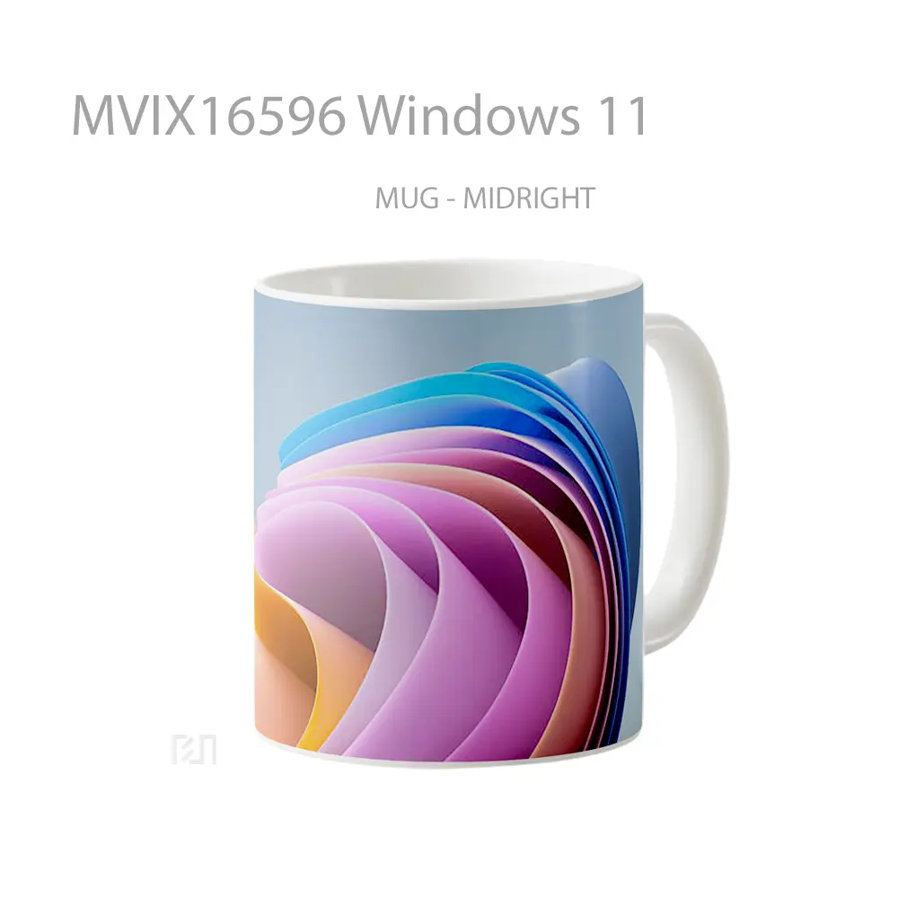 Mug Windows 11 Full Wrap Lanscape - All-side / Desain