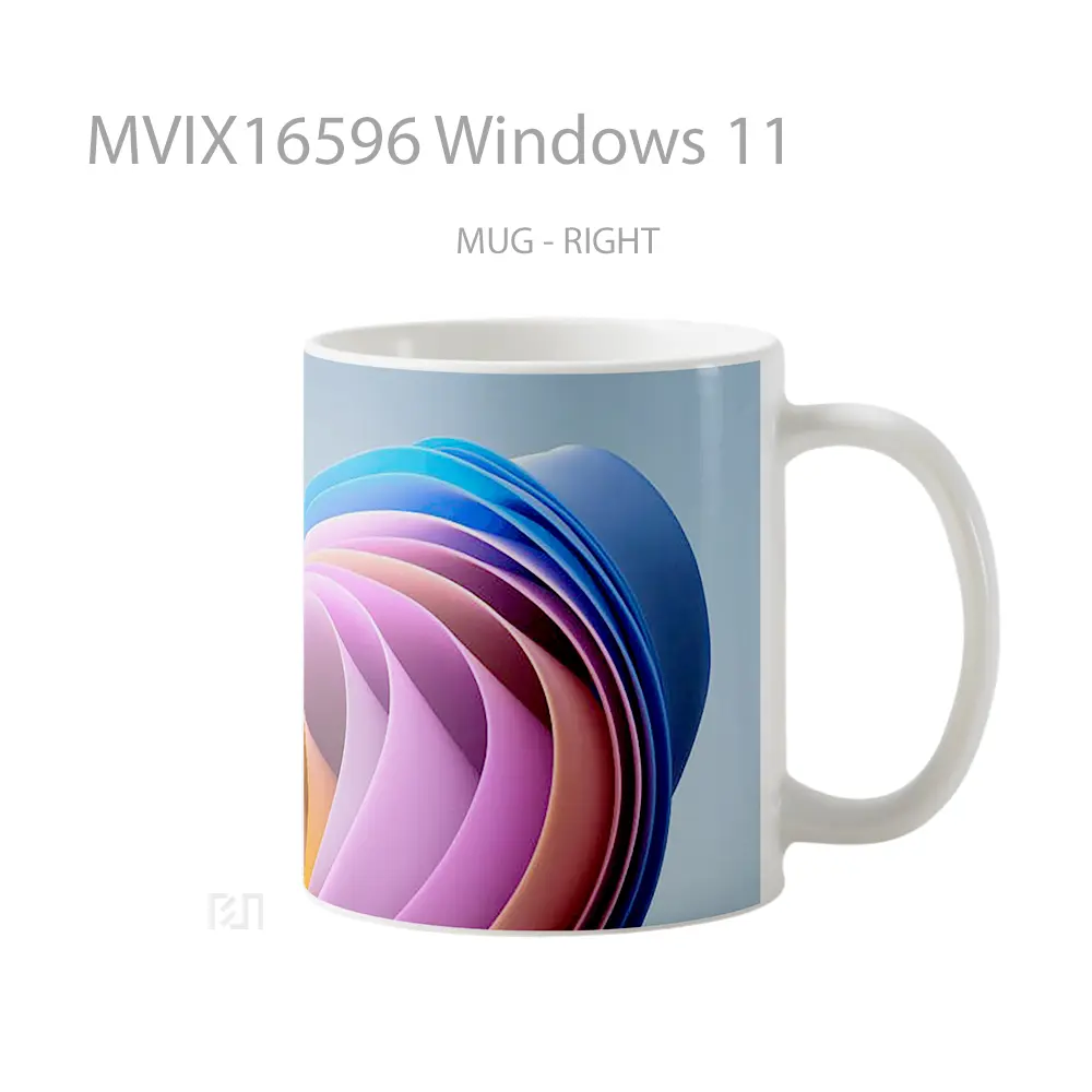 Mug Windows 11 Full Wrap Lanscape - All-side / Desain
