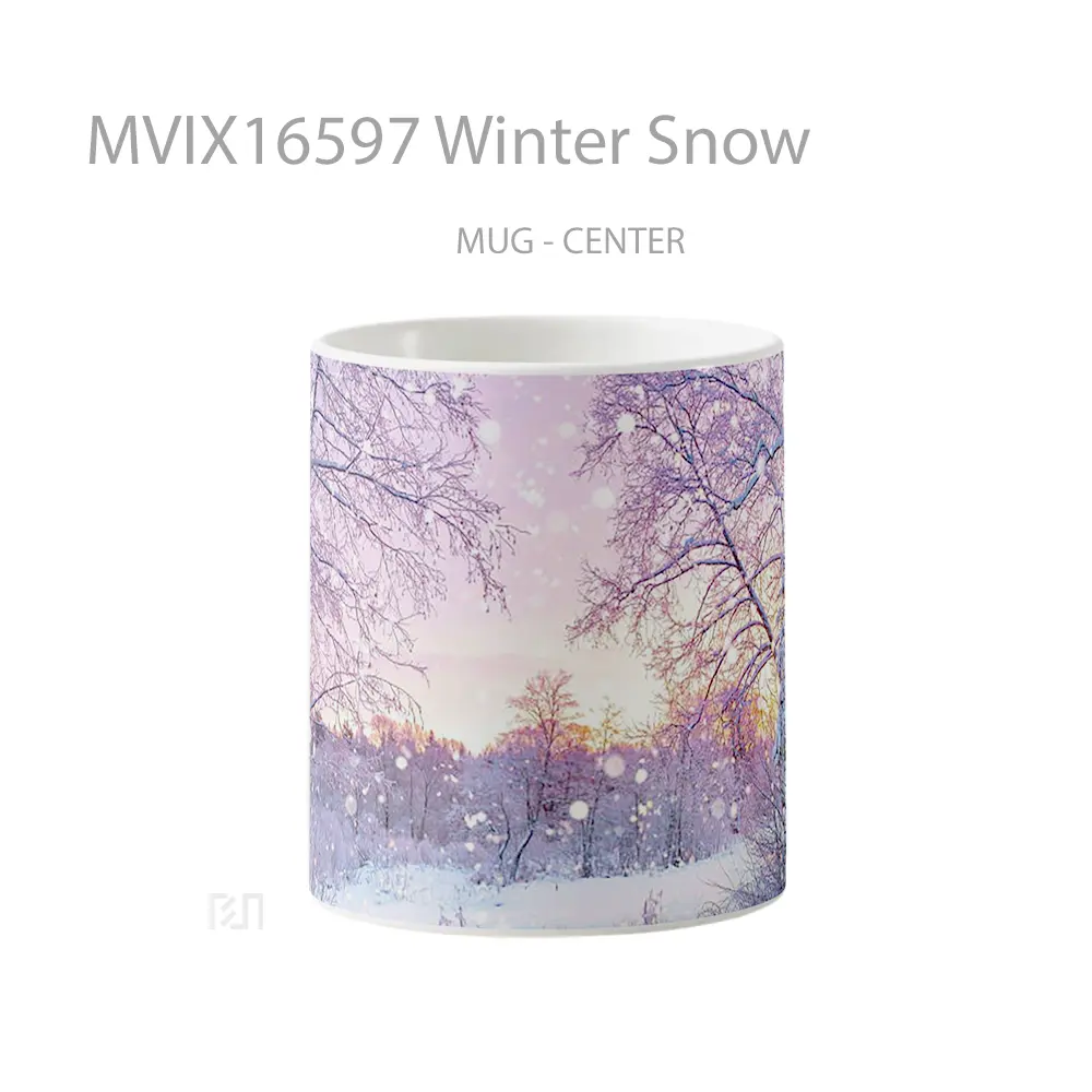 Mug Winter Snow Full Wrap Lanscape