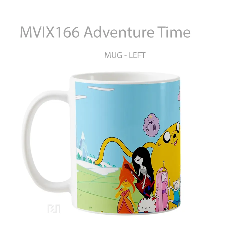 Mug Adventure Time Full Wrap Lanscape - All-side / Desain