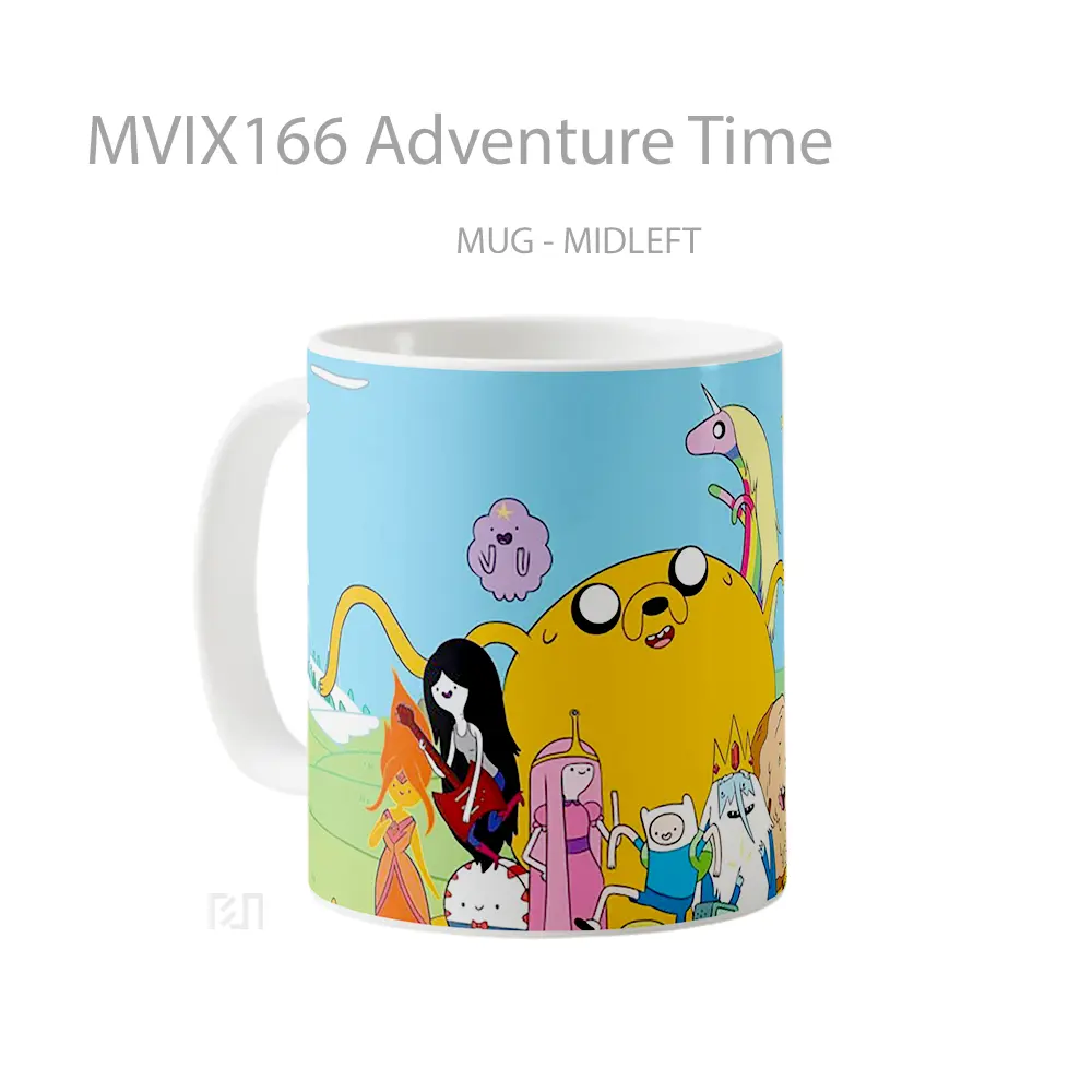 Mug Adventure Time Full Wrap Lanscape - All-side / Desain