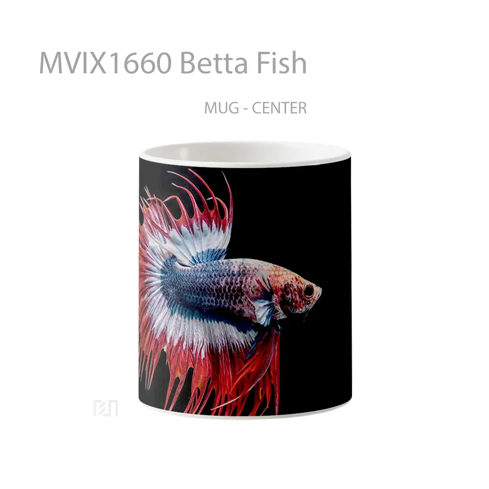 Mug Betta Fish Full Wrap Lanscape