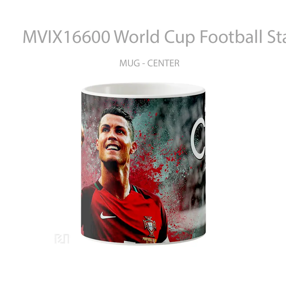 Mug World Cup Football Stars Full Wrap Lanscape