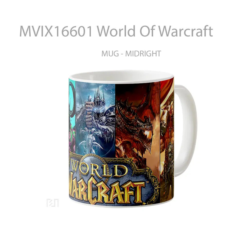 Mug World Of Warcraft Full Wrap Lanscape - All-side / Desain