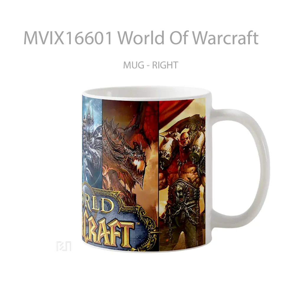 Mug World Of Warcraft Full Wrap Lanscape - All-side / Desain