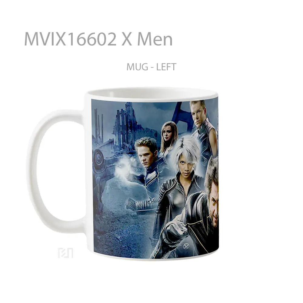 Mug X Men Full Wrap Lanscape - All-side / Desain