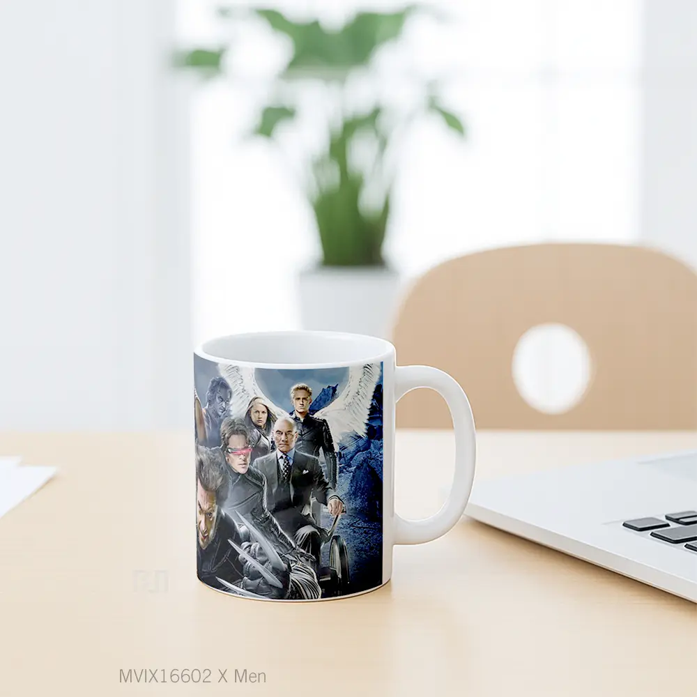 Mug X Men Full Wrap Lanscape - All-side / Desain