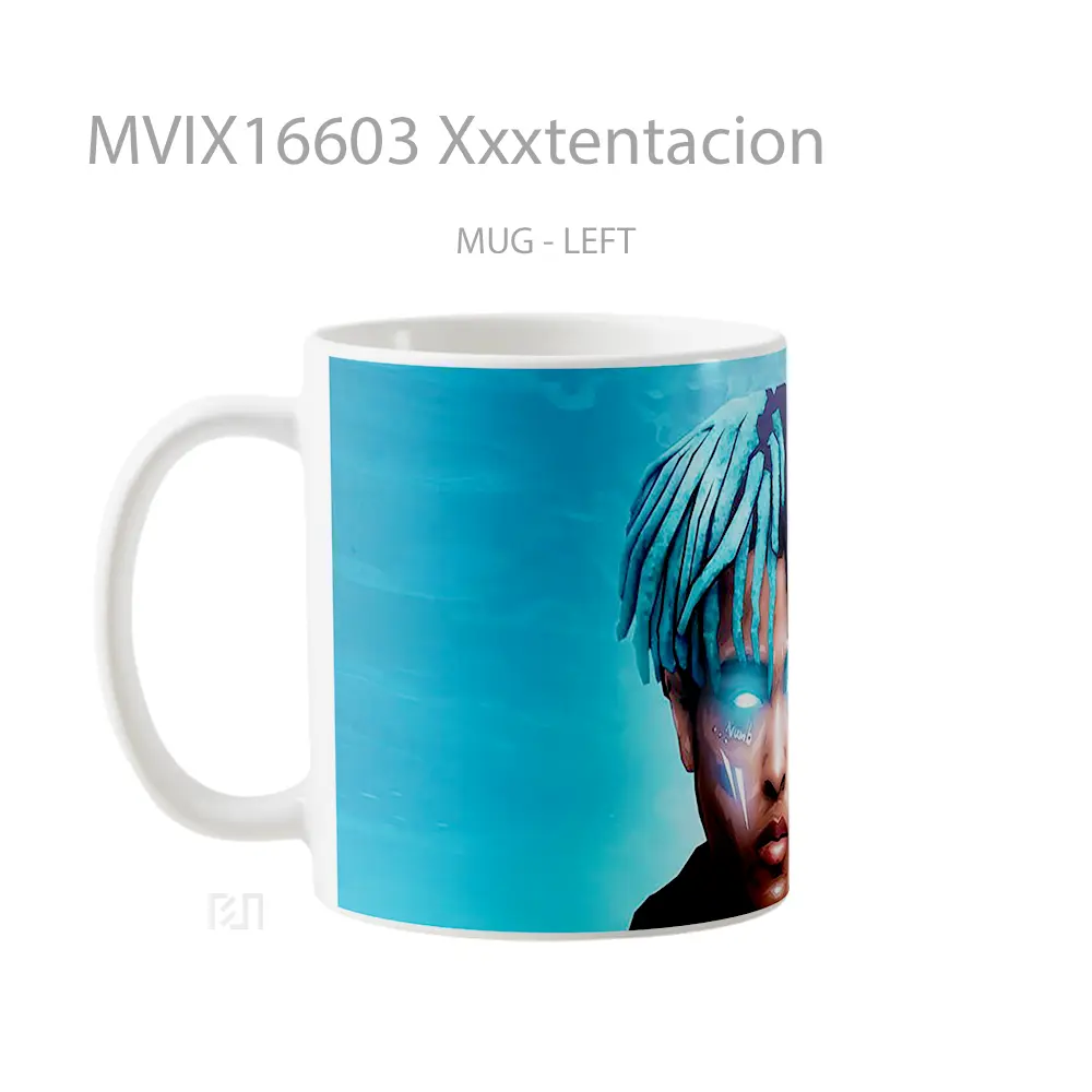 Mug Xxxtentacion Full Wrap Lanscape - All-side / Desain