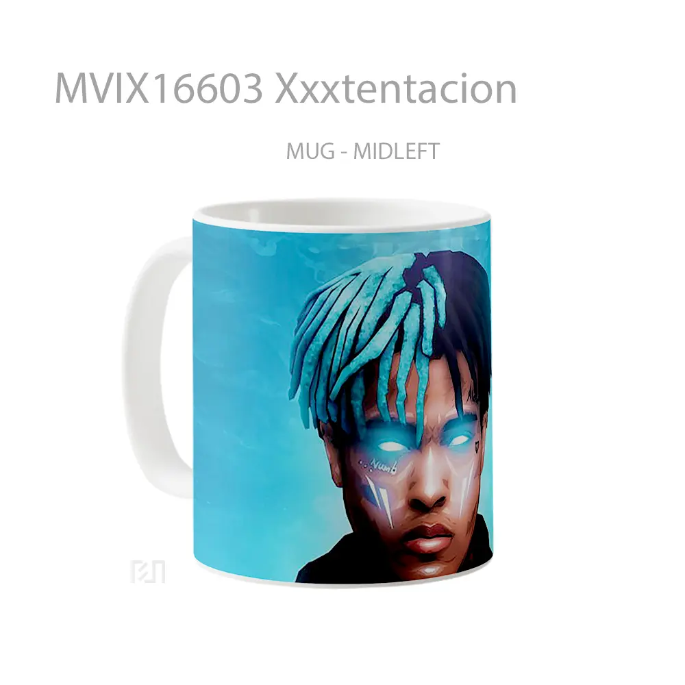 Mug Xxxtentacion Full Wrap Lanscape - All-side / Desain