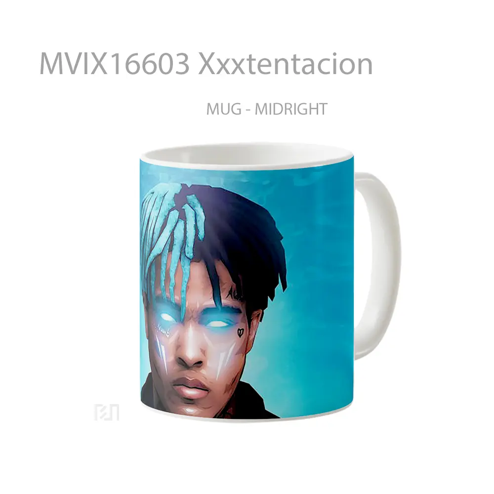 Mug Xxxtentacion Full Wrap Lanscape - All-side / Desain