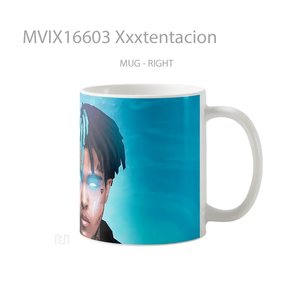 Mug Xxxtentacion Full Wrap Lanscape - All-side / Desain